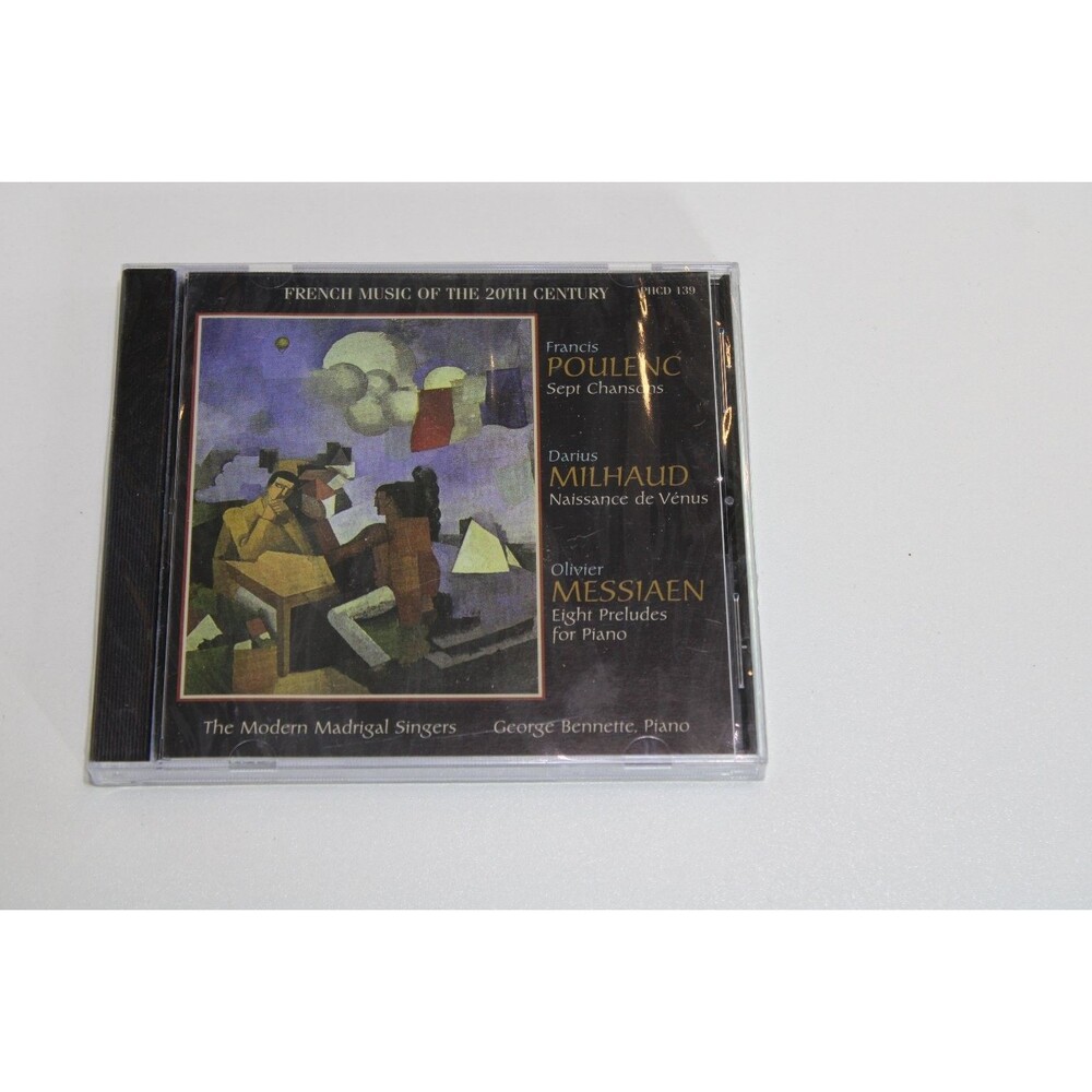 Poulenc Milhaud Messiaen Debussy Ravel CD French Music 20th Century